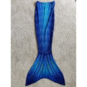 Sun Tails Blue Lagoon Mermaid Tail Girls Size Medium Swimming Swimsuit Costume